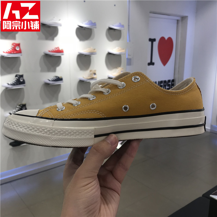 Converse 1970s màu vàng giày vải tiêu chuẩn Samsung 162058c162063c 162054c 162050 giày tập gym nữ