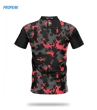 Модель покупок Южной Кореи 2022 Корейская независимая бренда Propeak Propeak Board T -Shirts Sports одежда черная и красная