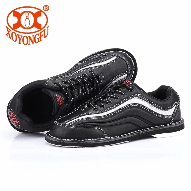 SH Bowling Supplies High-end Quality Head Layer Cow Leather Comfort Good Private Bowling Shoes Men And Women Coals