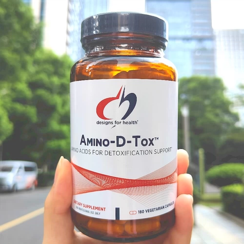 [Склад в Гонконге] Аминокислотная поддержка печени фазы II, 180 капсул Amino-D-Tox Healthy Design DFH