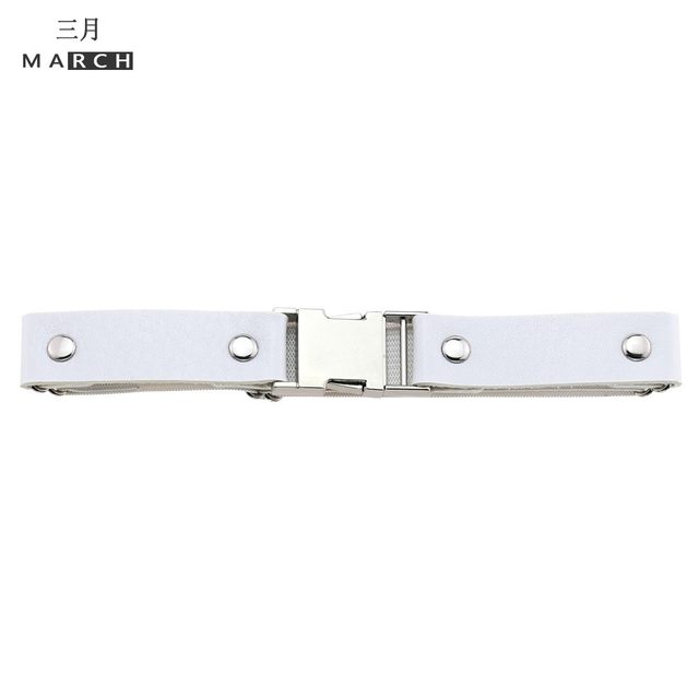 Personalized simple alloy buckle gothic punk leg strap PU leather adjustable thigh ring strap garter belt ສໍາລັບແມ່ຍິງ