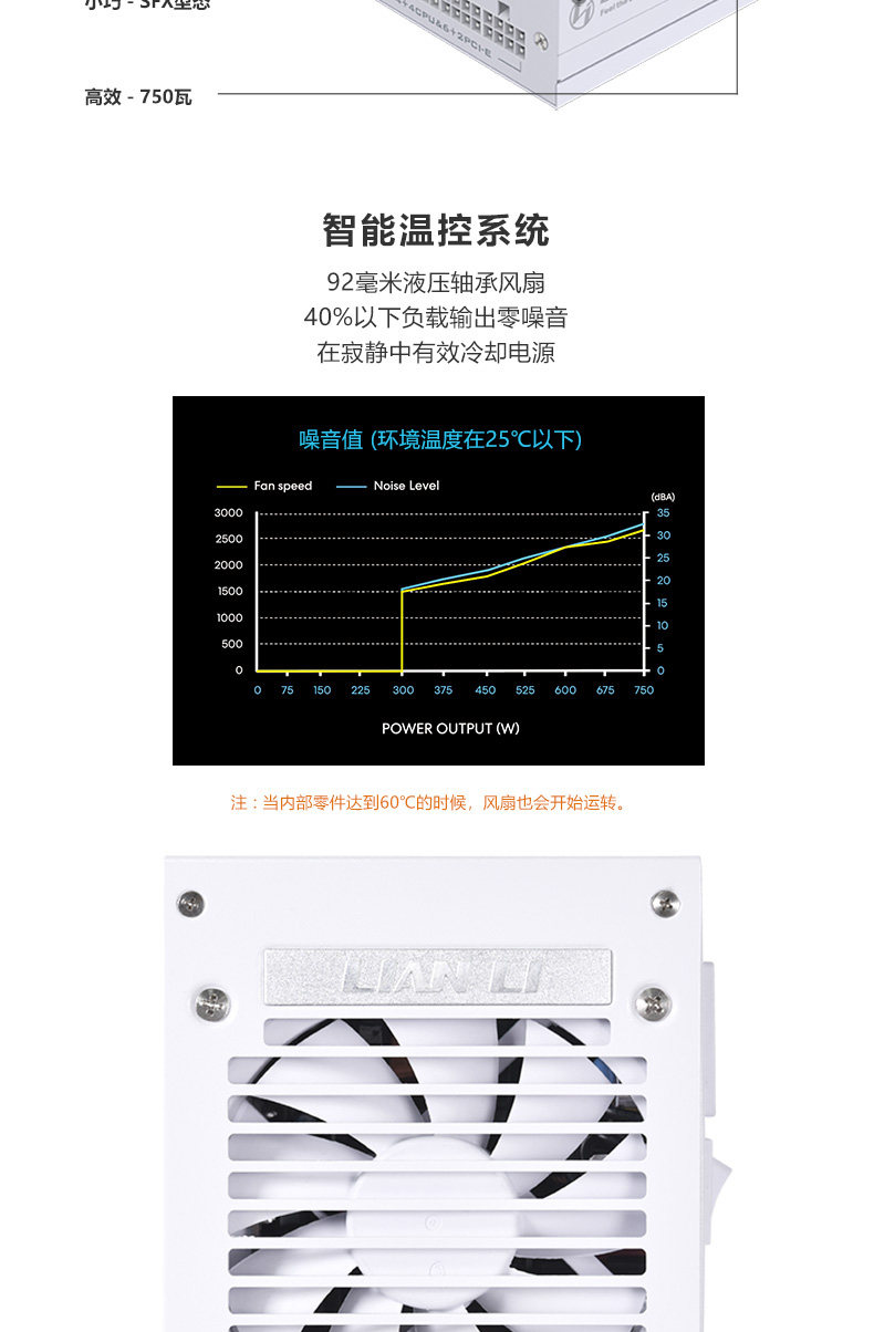 Электропитание для ПК 联力电源750w金牌全模组sfx