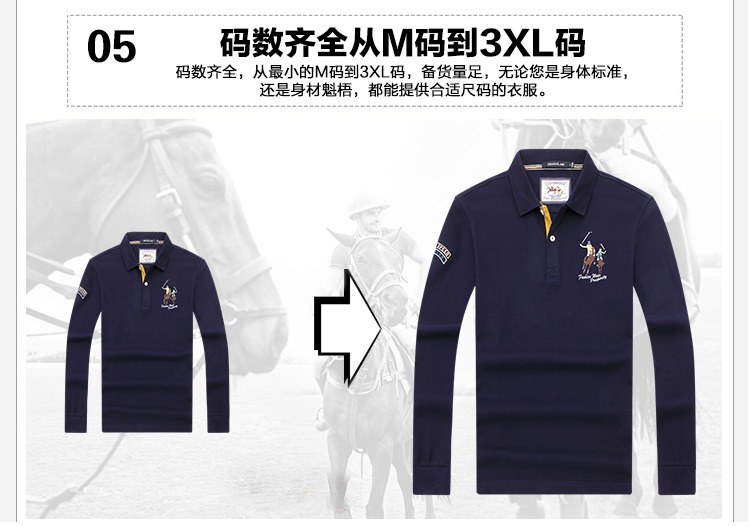 Quần áo golf nam dài tay áo thun ve áo POLO cotton GLOF từ bi thu đông đích thực 	bộ gậy đánh golf titleist	