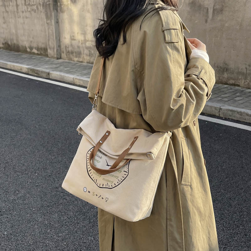 Youzuo 2026 New Women's Crossbody Bag Canvas Tote Bag Women's Large Capacity Shoulder Bag Casual Class Handbag Youzuo 2026 New Women's Crossbody Bag Canvas Tote Bag Women's Large Capacity Shoulder Bag Casual Class Handbag