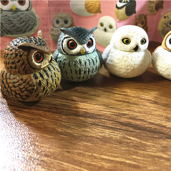 Tea Cat House Nhật Bản KITAN CLUB có thể di chuyển bàn tay nhỏ để làm Fufu Owl tất cả 7 loại gashapon chính hãng - Capsule Đồ chơi / Búp bê / BJD / Đồ chơi binh sĩ đồ chơi mô hình nhân vật