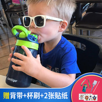 Contigo straw cup Childrens water cup Baby drinking cup for school use Summer out to carry
