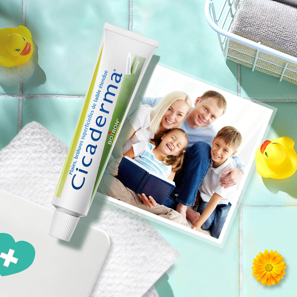 French Boiron Baohong calendula itching cream cicaderma baby baby mosquito bite itching relief package