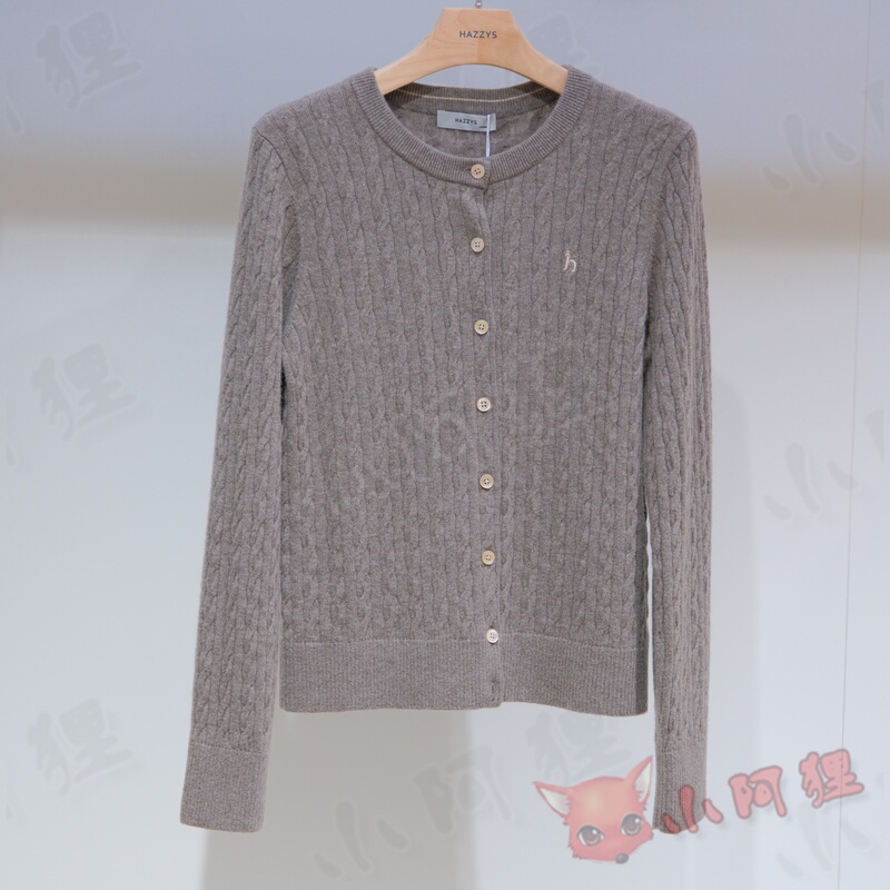 Hazzys Haggis 2026 Autumn Women's Classic Sweater Versatile Knitted Wool Cardigan Abysd1Dcd05 Hazzys Haggis 2026 Autumn Women's Classic Sweater Versatile Knitted Wool Cardigan Abysd1Dcd05