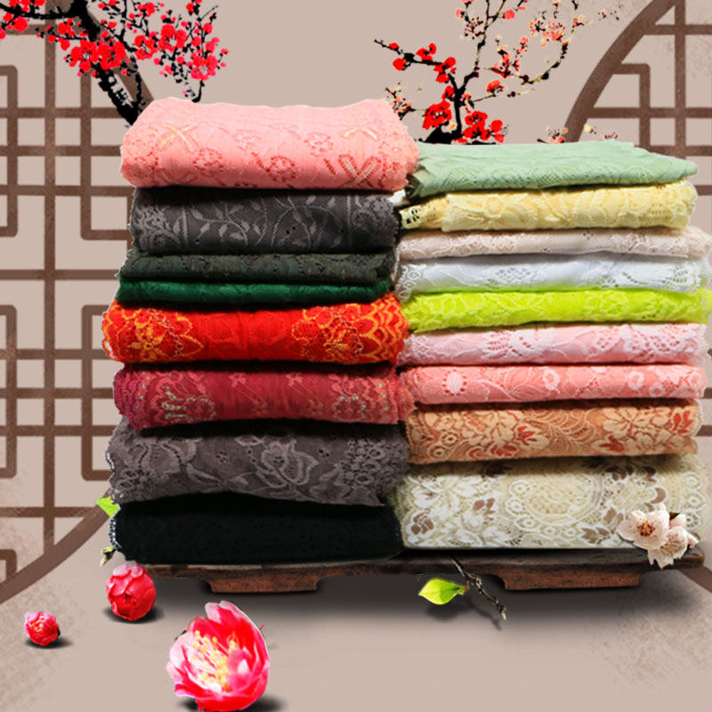 Dress with lace clothes decorated bottom skirt cloth lace side sofa curtain wide side collar diy