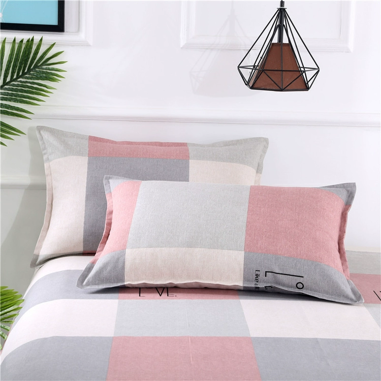 Gối bông cặp gối đơn in vỏ gối đơn ký túc xá sinh viên 100% cotton 48 * 74 vải - Gối trường hợp