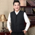 Mùa đông mới trung niên nam cộng với nhung dày vest cha tải cotton vest vest vai nam cao vest dày Áo vest cotton
