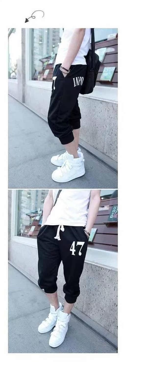 Học sinh hè, bé trai, quần short, 12 quần âu, bé trai rộng, quần dài, 13 mùa hè, bảy quần, phần mỏng, 15 tuổi quần áo thể thao