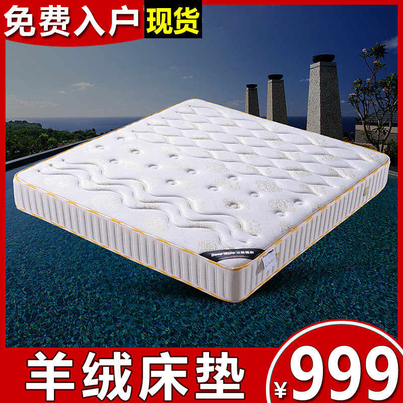 Mat Dreams Spring Mattress Latex Coconut Palm Cushion 1 8m1 5 m Home Thickening 20cm Soft and Soft Dual Economy Type