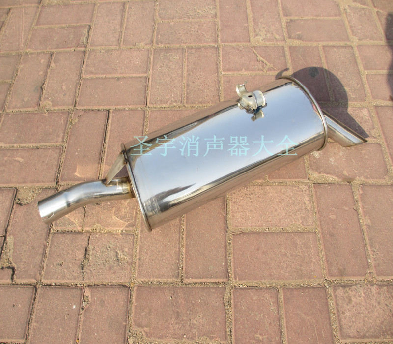 409 steel Sanna superman stainless steel silencer rear section stainless steel exhaust pipe stainless steel car silencer