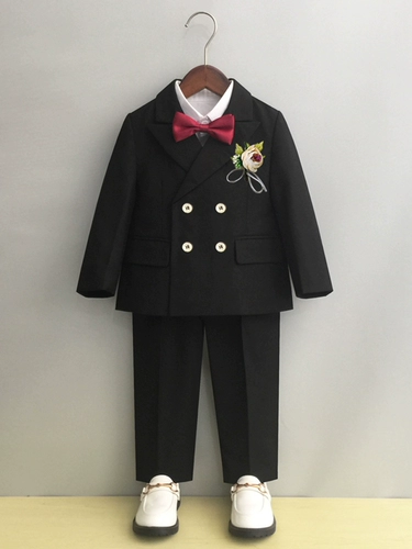 Костюм мальчика цветочника, осенний классический костюм, детское платье девочки цветочницы, наряд на выход