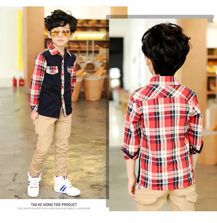 Chemise garcon à manche longue - Ref 2075379 Image 39