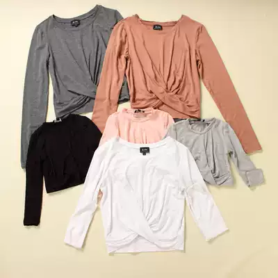Foreign trade export original single J286 mother and daughter parent-child wear thin thin round neck long sleeve T-shirt spring and autumn clothes