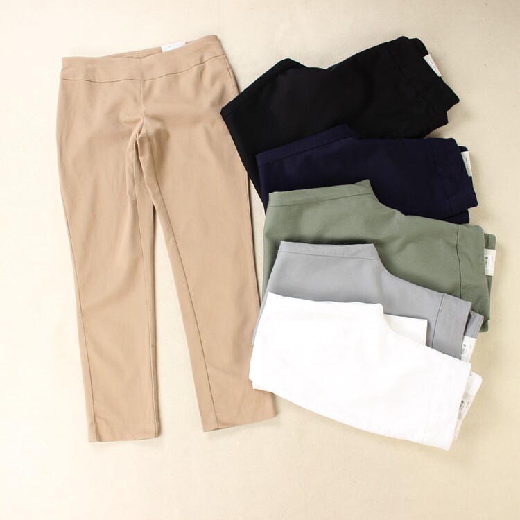 Foreign trade Export Europe and America Original single D206 High Bomb Sashimi Casual Pants 2019 Summer and autumn Grand size Fat MM Women Dress