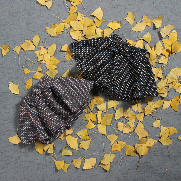 Foreign trade export to Japan original single wool blended girls skirt short skirt culottes spring autumn winter children's clothing