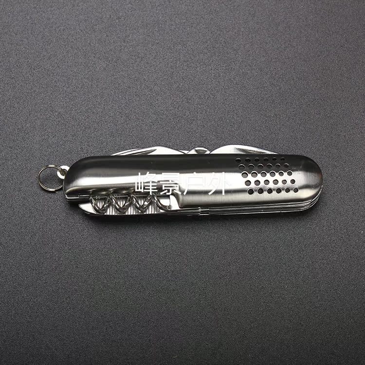 Bán nóng Thép không gỉ 7 dao đa năng mở Dao cắt đa năng Máy cắt quà tặng cầm tay 90mm - Công cụ Knift / công cụ đa mục đích kìm đa năng xiaomi nextool