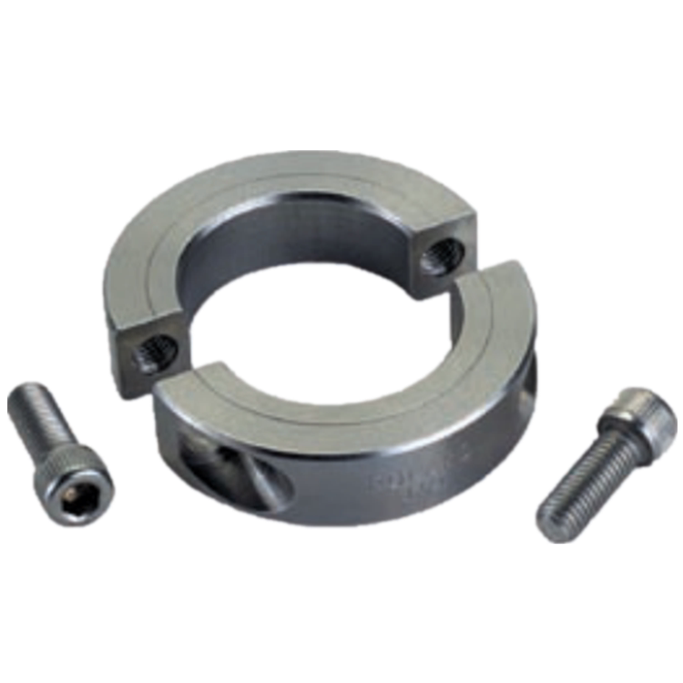 Stainless steel separation type fixing ring stainless steel double groove fixed ring stainless steel shaft clamp stainless steel bushing thrust ring