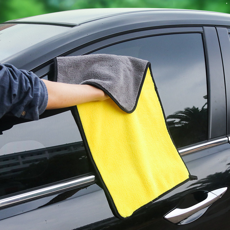 Car wash towel to absorb water without dropping hair wiping car cloth car interior trim car thickened large obliterations leaving no mark car supplies