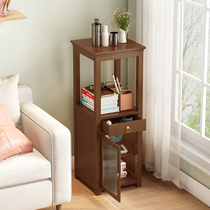 Living Room Wall Corner Shelving sofa Side cabinet Multi-functional corner cabinet Containing Nip Shelf Multilayer Wine Rack Storage Racks