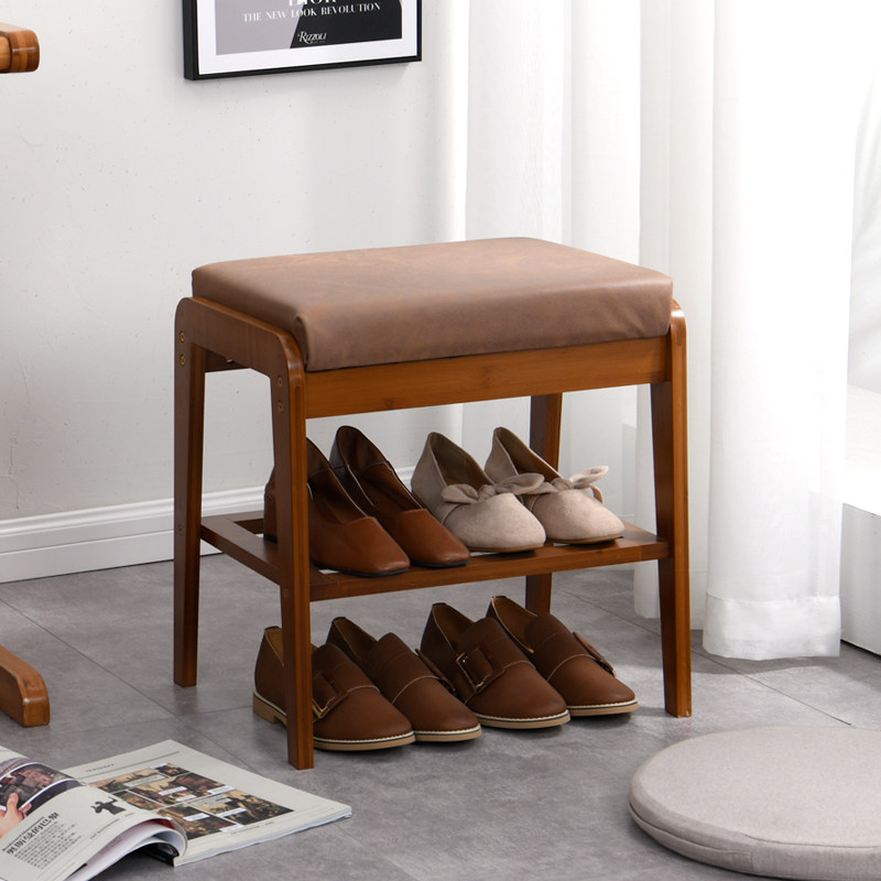 Stool Chair Home Stackable Thickening Living Room Dining Room Dining Room Table Bench Square Bench Brief Nordic High Bench Tech Bout