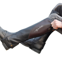 Equestrian leggings horse riding leggings litchi pattern first layer cowhide chaps equestrian coach competition training leggings