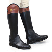 Eight-foot dragon harness equestrian riding leggings elastic elastic zipper cowhide spring and autumn sweat-absorbent knight equipment leggings