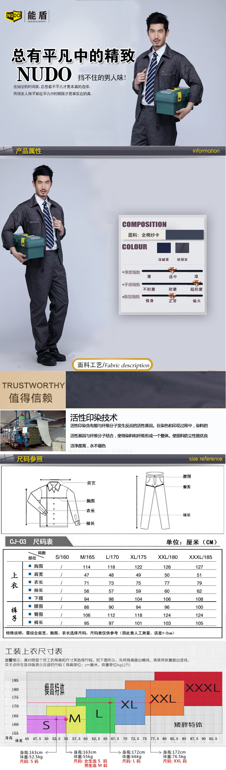 Vêtement de travail en coton - Ref 1912104 Image 11