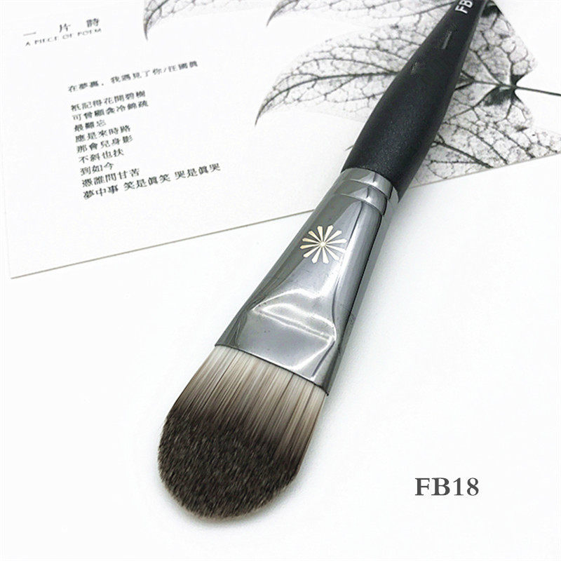 Picasso FB18 foundation brush flat head pony recommended traceless liquid foundation mask brush soft hair professional makeup brush