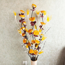 Simulation flower dried flower indoor entrance fake flower decoration flower arrangement living room rose floor set