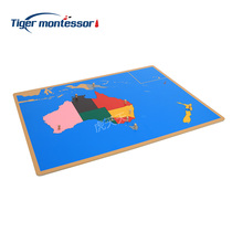 (Tiger Everyday Teaching Aons) Montessori Map Panel Australia Map