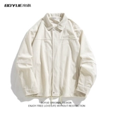 Вельветовый лонгслив, трендовая ретро модная куртка для отдыха подходит для мужчин и женщин