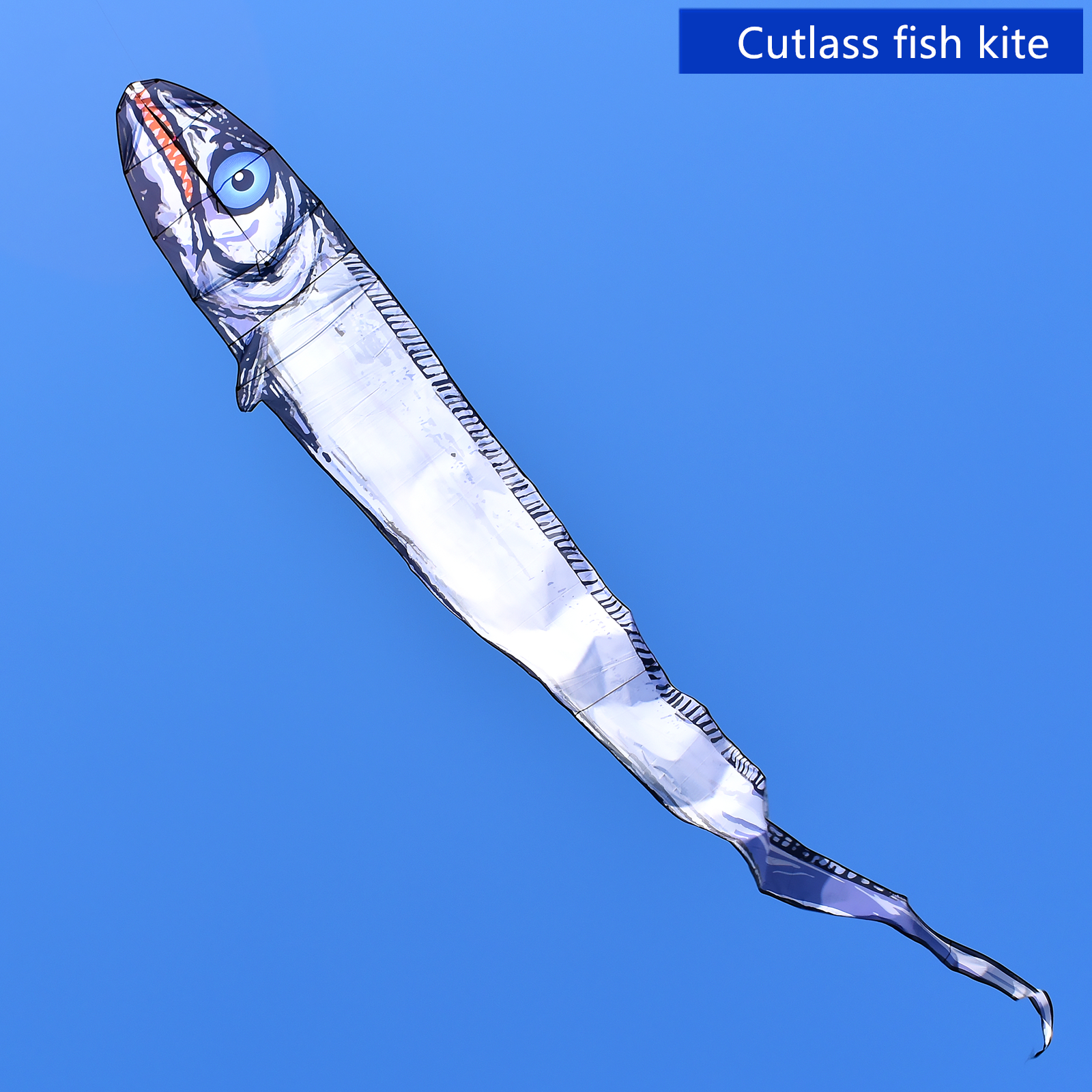 タチウオナイフ 魚凧 大人用 大型 特大 特大凧 2025年新作 簡単に飛ばせる 10メートル ネット 赤