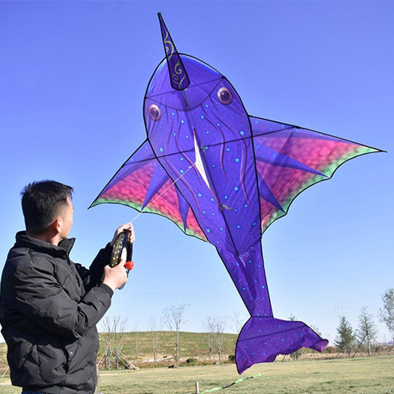 Kite large adult extra-large and easy to fly fish Kun breeze easy to fly workmanship fine upscale image realistic new
