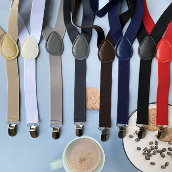 Unisex british style elastic webbing metal accessories