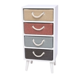 Северная и американская спальня с четырьмя шкафами шкафа шкафа для хранения сплошной древесины Простой современный комбинированный шкаф