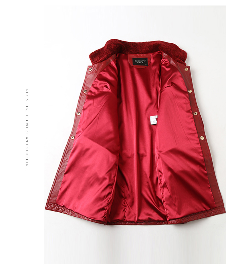 Papo Shiti 2018 mùa xuân mới Haining cừu lông một chiếc áo khoác dài của phụ nữ cừu cắt fur coat áo khoác lông cừu