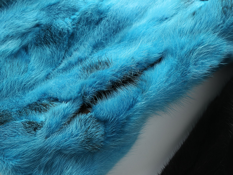 Papo Shidi 2018 Haining mùa xuân mới mink fur cỏ ladies chính tả da lộn áo khoác vòng cổ áo áo khoác nữ lông cừu cao cấp