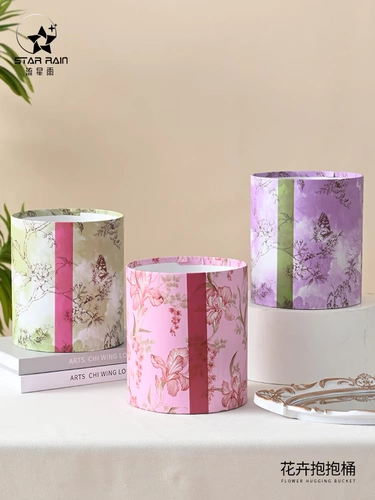 Новый китайский стиль каллиграфия каллиграфия Объятие китайская ветряная цветочная упаковочная коробка цветочная коробка подарочная коробка цветочная цветочная коробка