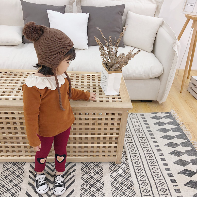 Bé gái cộng với quần legging nhung thu đông mới cho bé dày một chiếc quần nhung bé ấm áp bên ngoài mặc 1-3 tuổi quần áo trẻ em nam