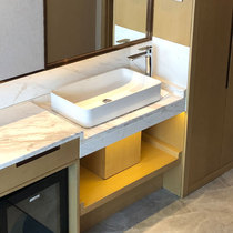 Customized hotel room bathroom cabinet homestay single apartment hotel wash cabinet combination simple bathroom cabinet