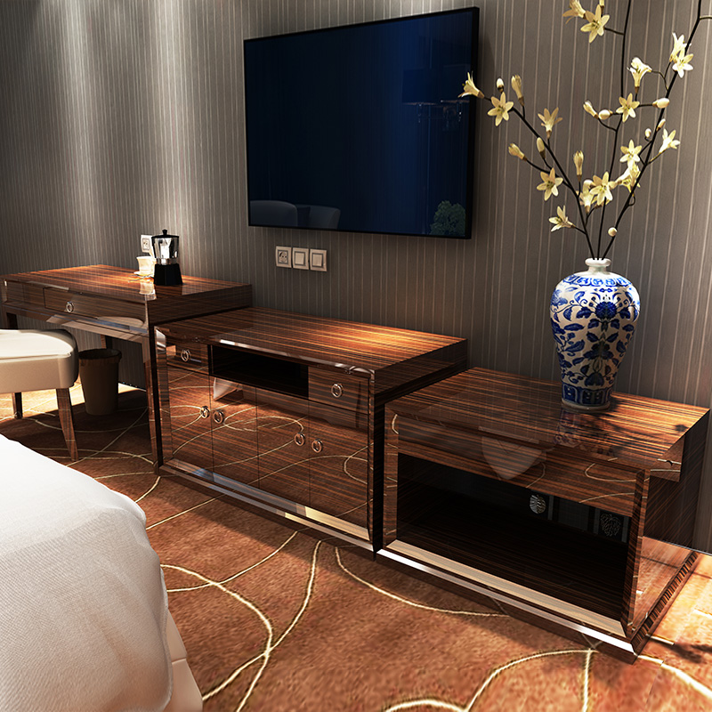 Luxury Star Hotel Guesthouse Apartments Punctuator Table Spray Paint Furniture Computer Desk TV Cabinet Luggage Cabinet-Taobao