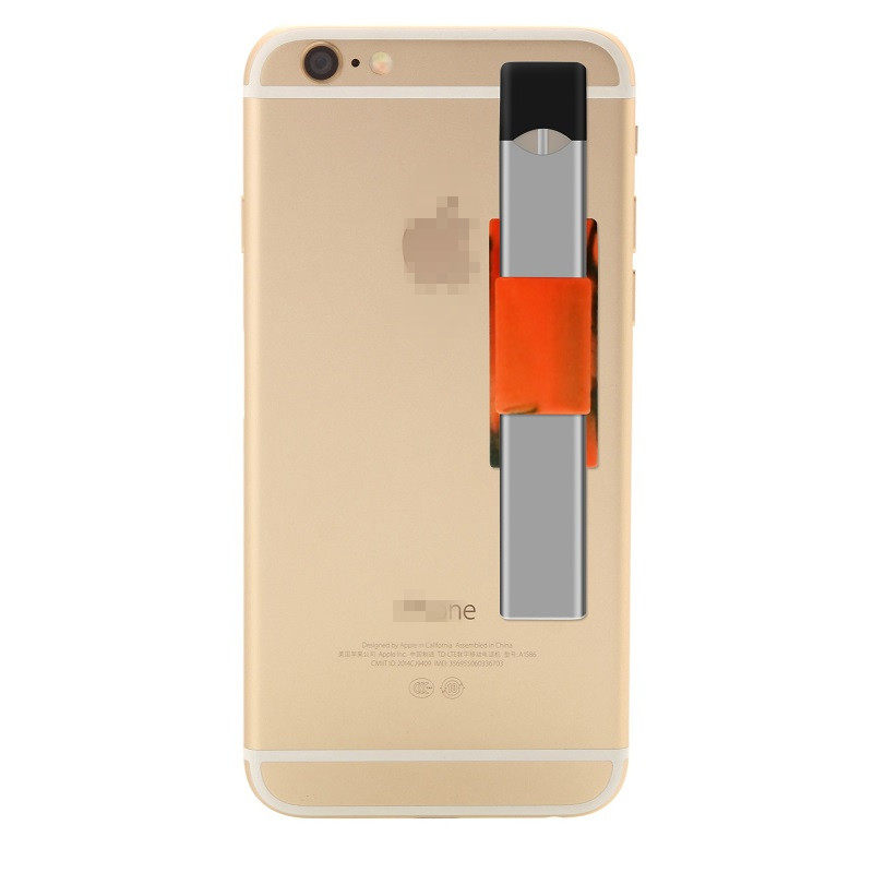 Explosive portable juu mobile phone sticker sleeve silicone phone back film case protective sleeve coco universal charger sticker