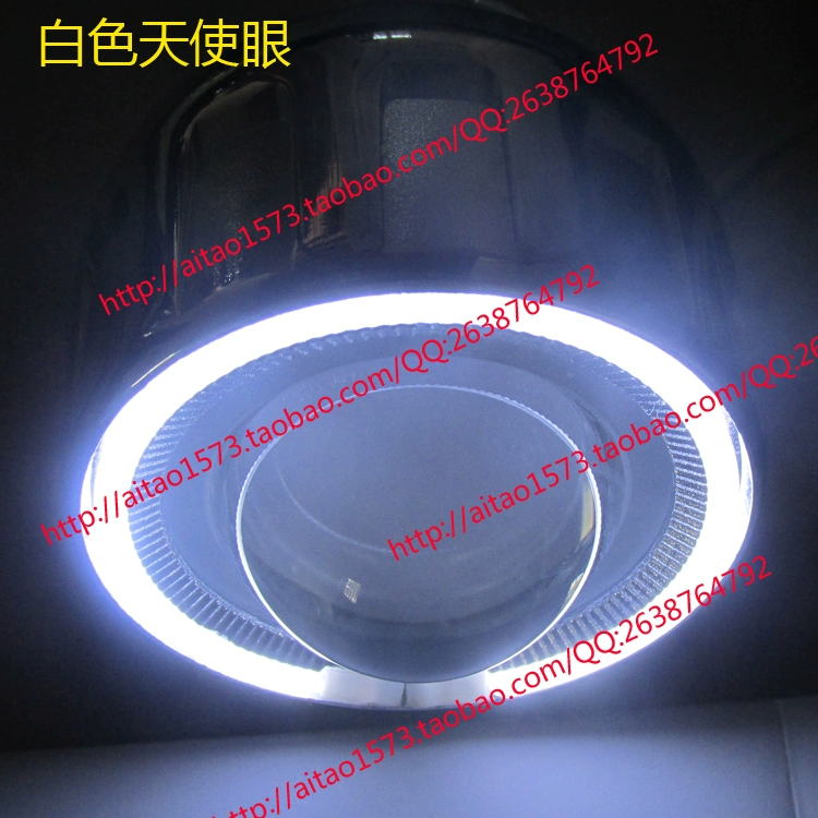 Wuyang Honda - Machete Double Light Lens Angel Eye Devil Eye Xenon Light Đèn pha Refit Đèn mắt cá - Đèn HID xe máy