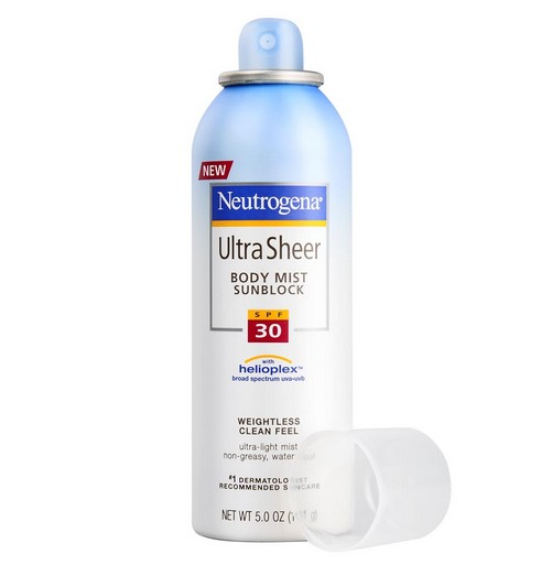 Neutrogena露得清 全身面部清爽防水轻透防晒喷雾SPF30PA++