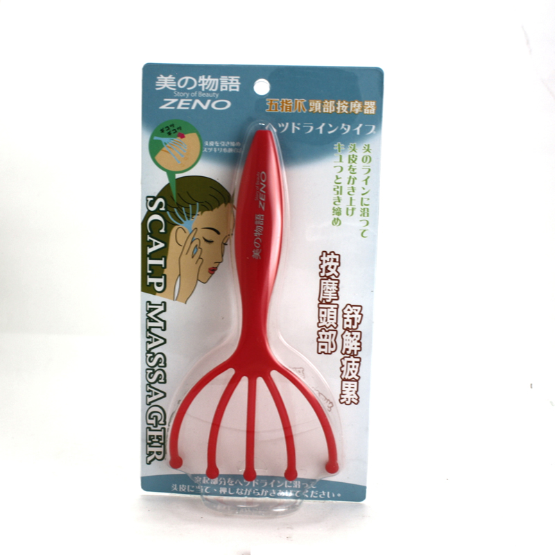 Zeno 美之物语s 五指爪头部按摩器1pc 改善睡眠缓解疲劳