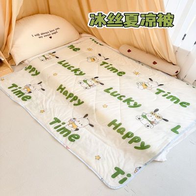 夏凉被儿童空调被幼儿园午睡婴儿薄款被子柔软可机洗单人凉感夏被